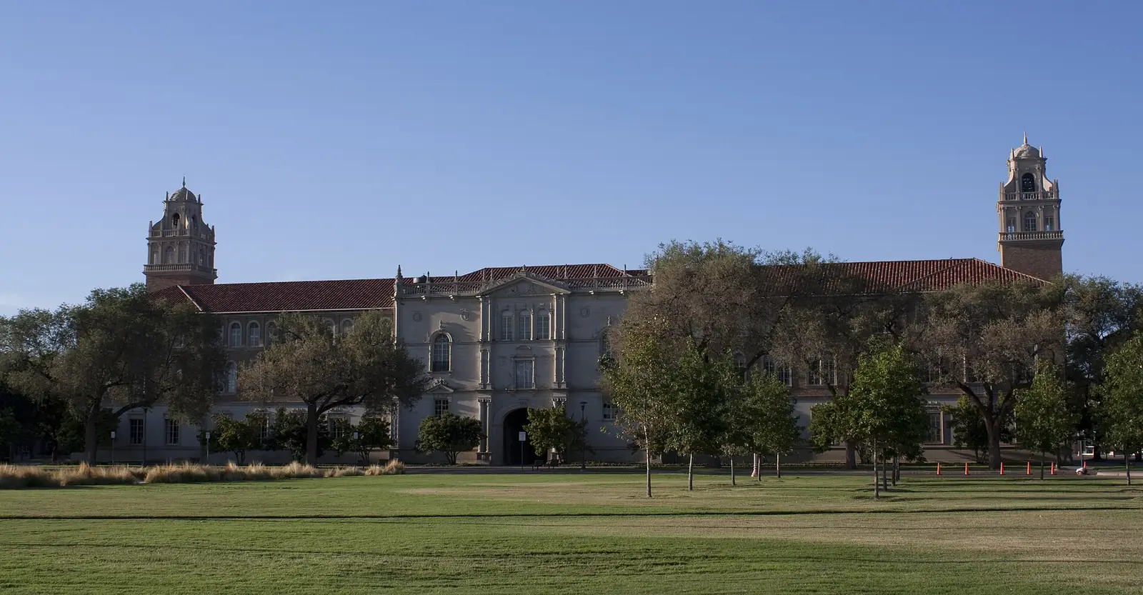 The Administration Building on the Texas Tech campus in Lubbock